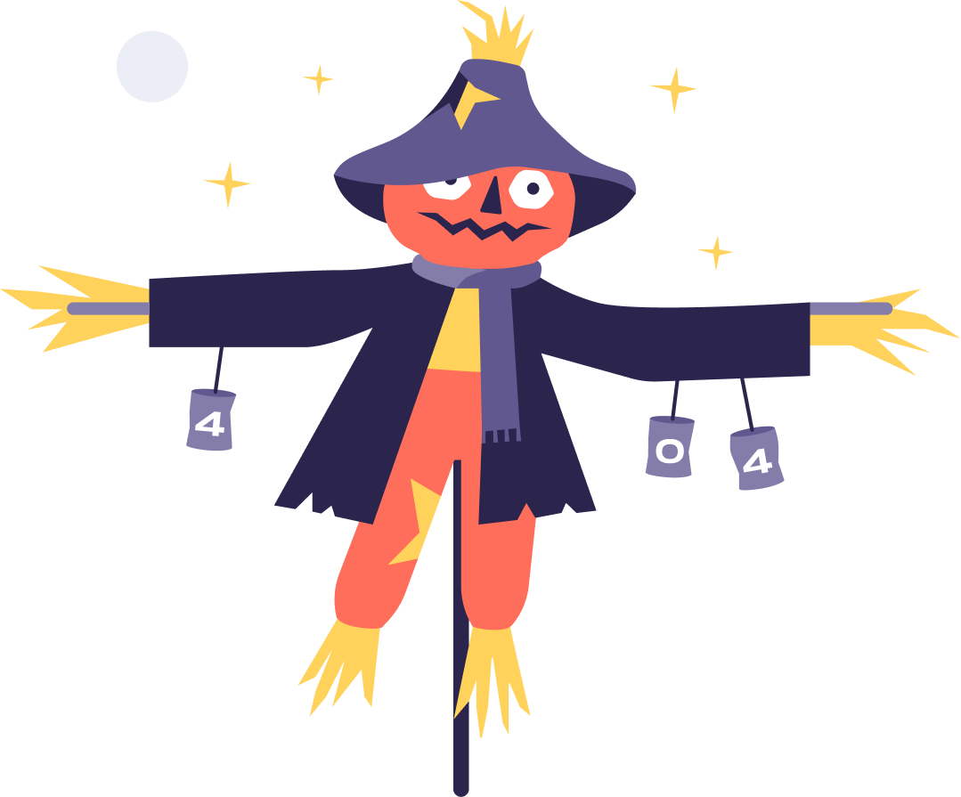 A cute scarecrow